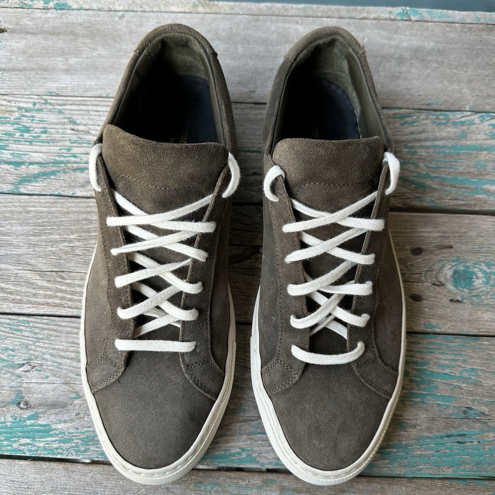 Common Projects Achilles 2309 Sneaker Men's Size 11 US Gray Suede Leather COA
